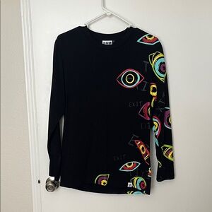 The Amazing Digital Circus Abstraction Longsleeve Black Tee Shirt Small